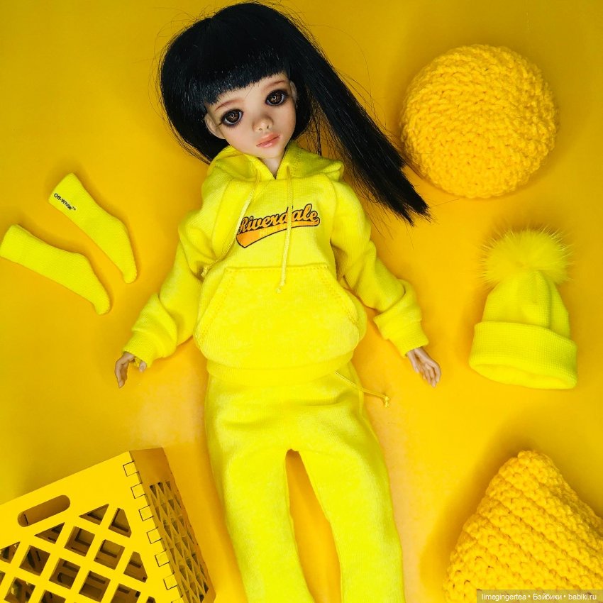 Цвет настроения - желтый — Куклы Milim Studio (Милим): российские БЖД