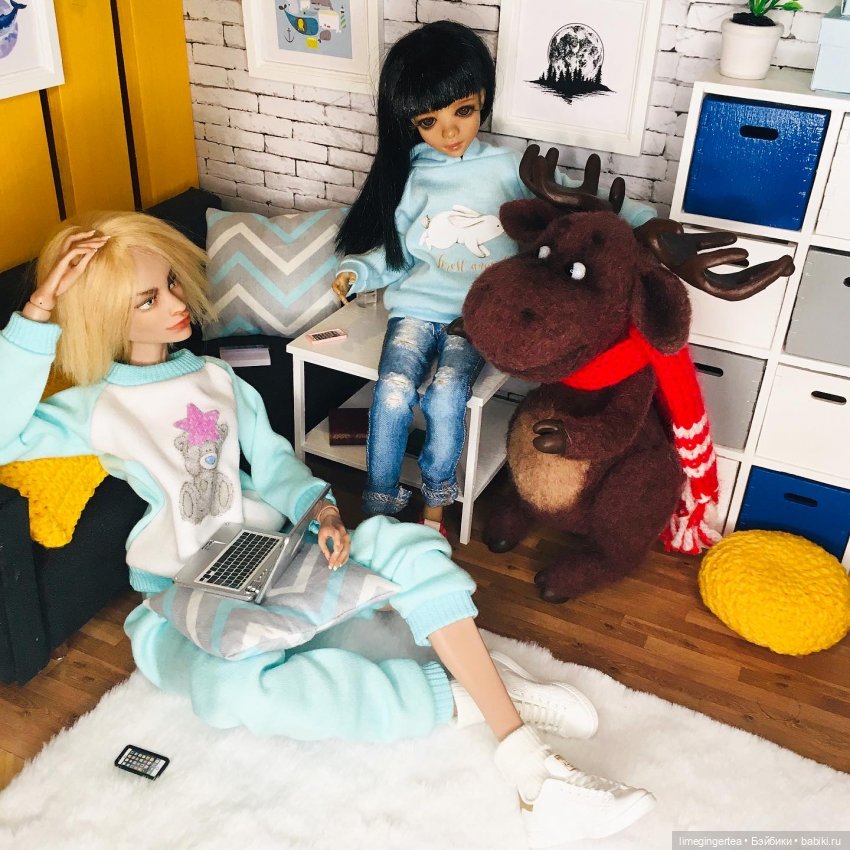 Тихие домашние вечера — Домашние фото авторских кукол: личные коллекции (фото 4)