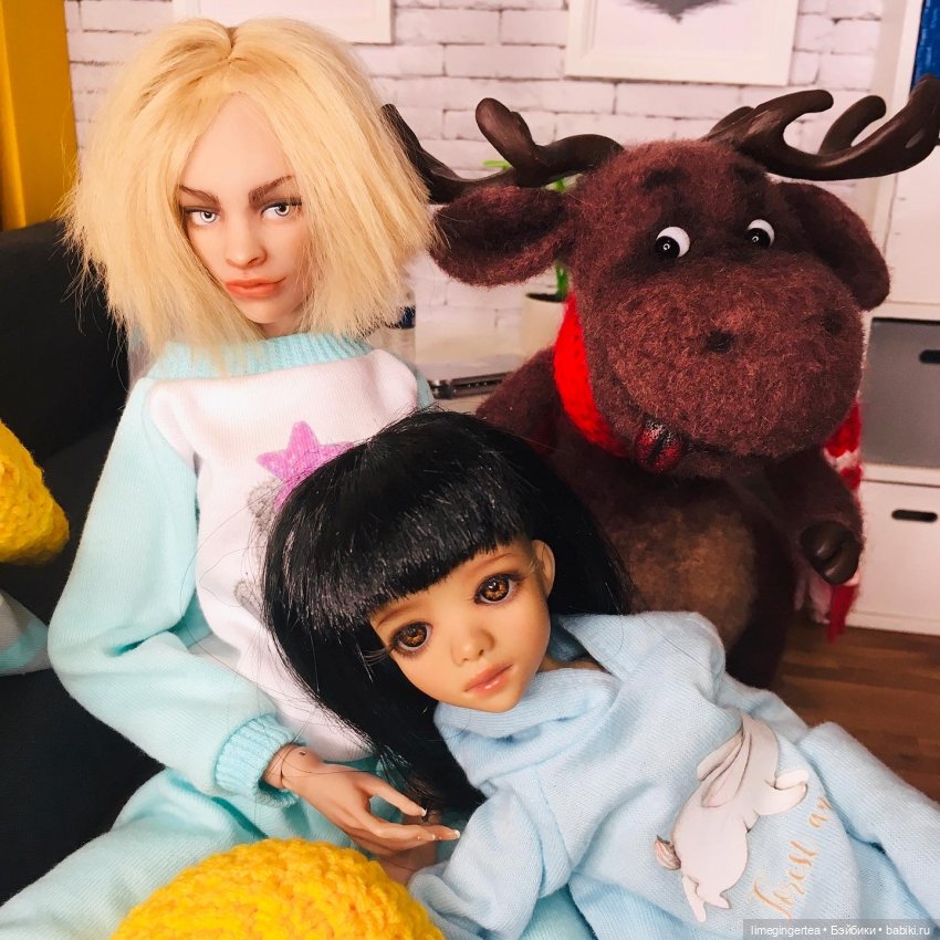 Тихие домашние вечера — Домашние фото авторских кукол: личные коллекции