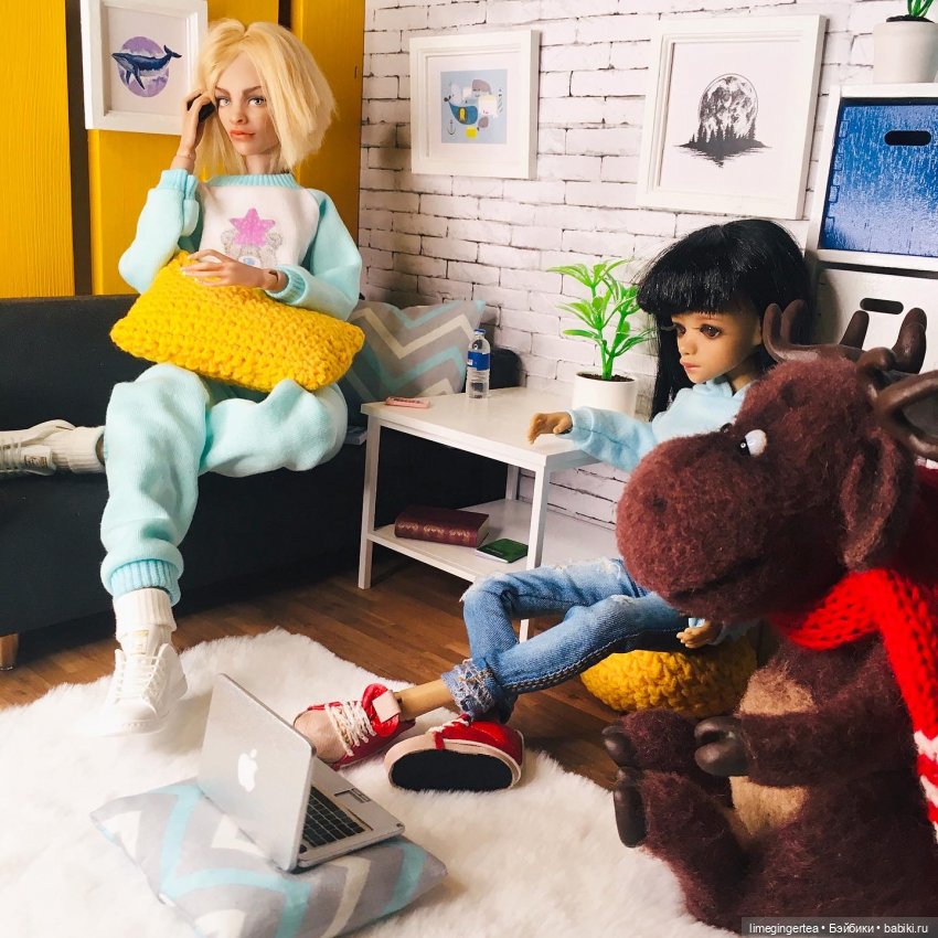 Тихие домашние вечера — Домашние фото авторских кукол: личные коллекции