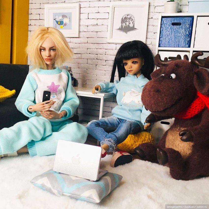 Тихие домашние вечера — Домашние фото авторских кукол: личные коллекции (фото 7)