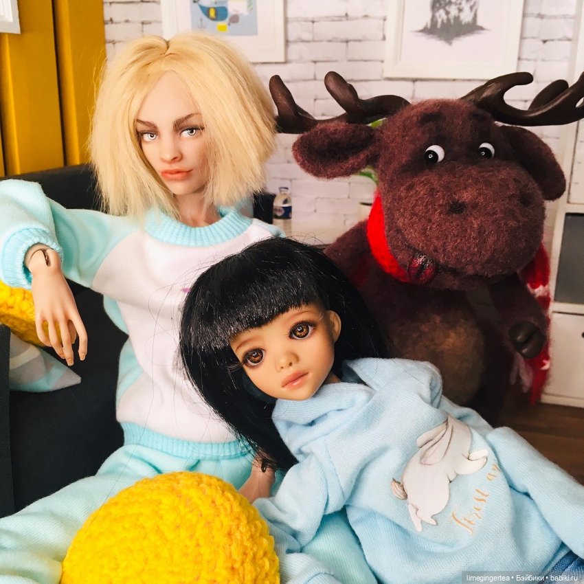 Тихие домашние вечера — Домашние фото авторских кукол: личные коллекции