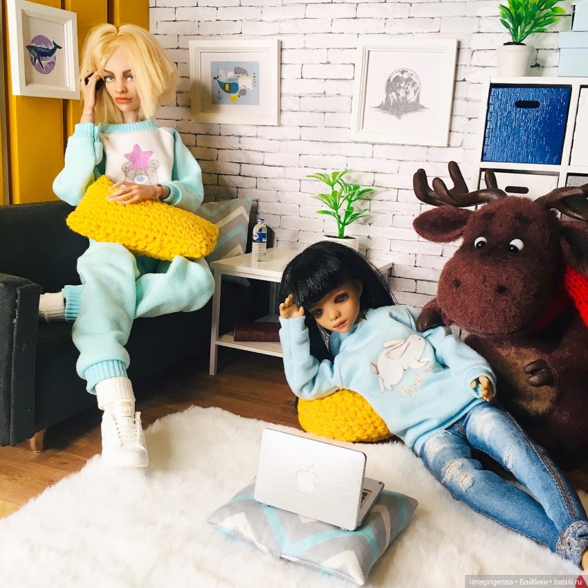 Тихие домашние вечера — Домашние фото авторских кукол: личные коллекции