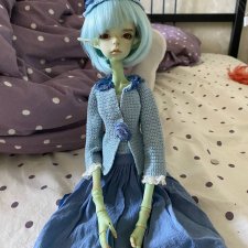 Вязанный комплект на МСД