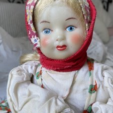 Кукла грелка на самовар