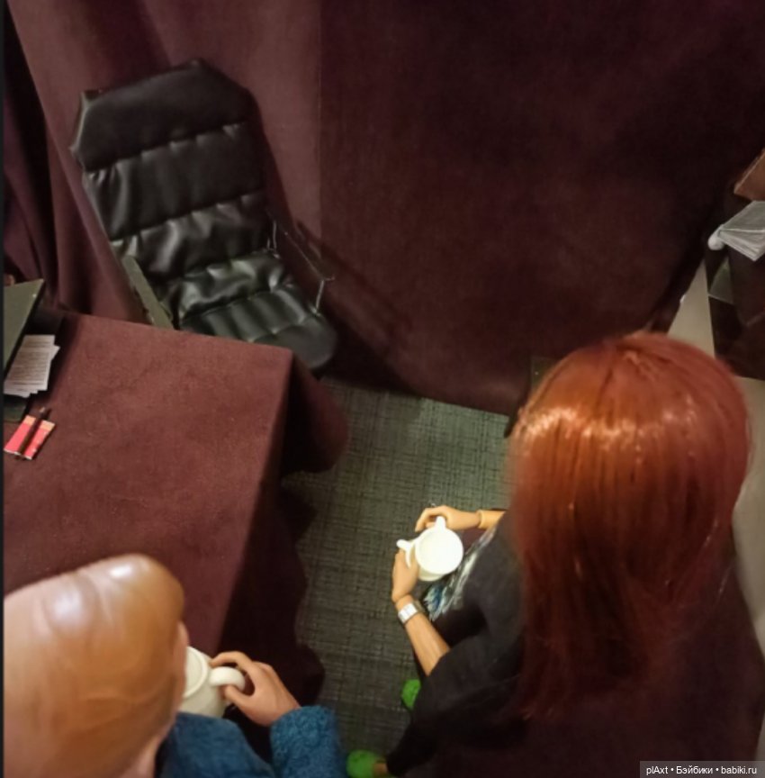 Офисное кресло — Мебель для кукол и домиков: фото