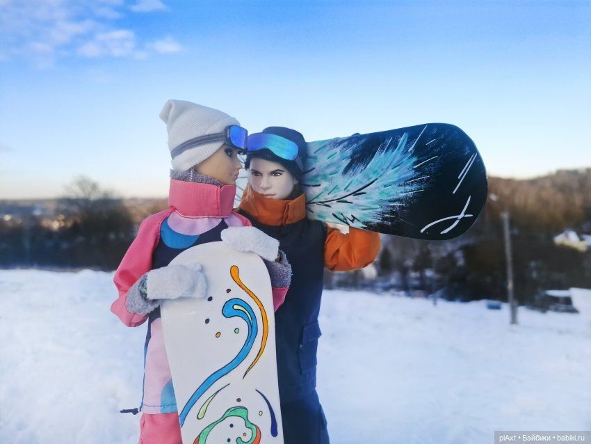 Сноуборд. Дубль 2️⃣ — Куклы Barbie (Барби): Looks (фото 2)