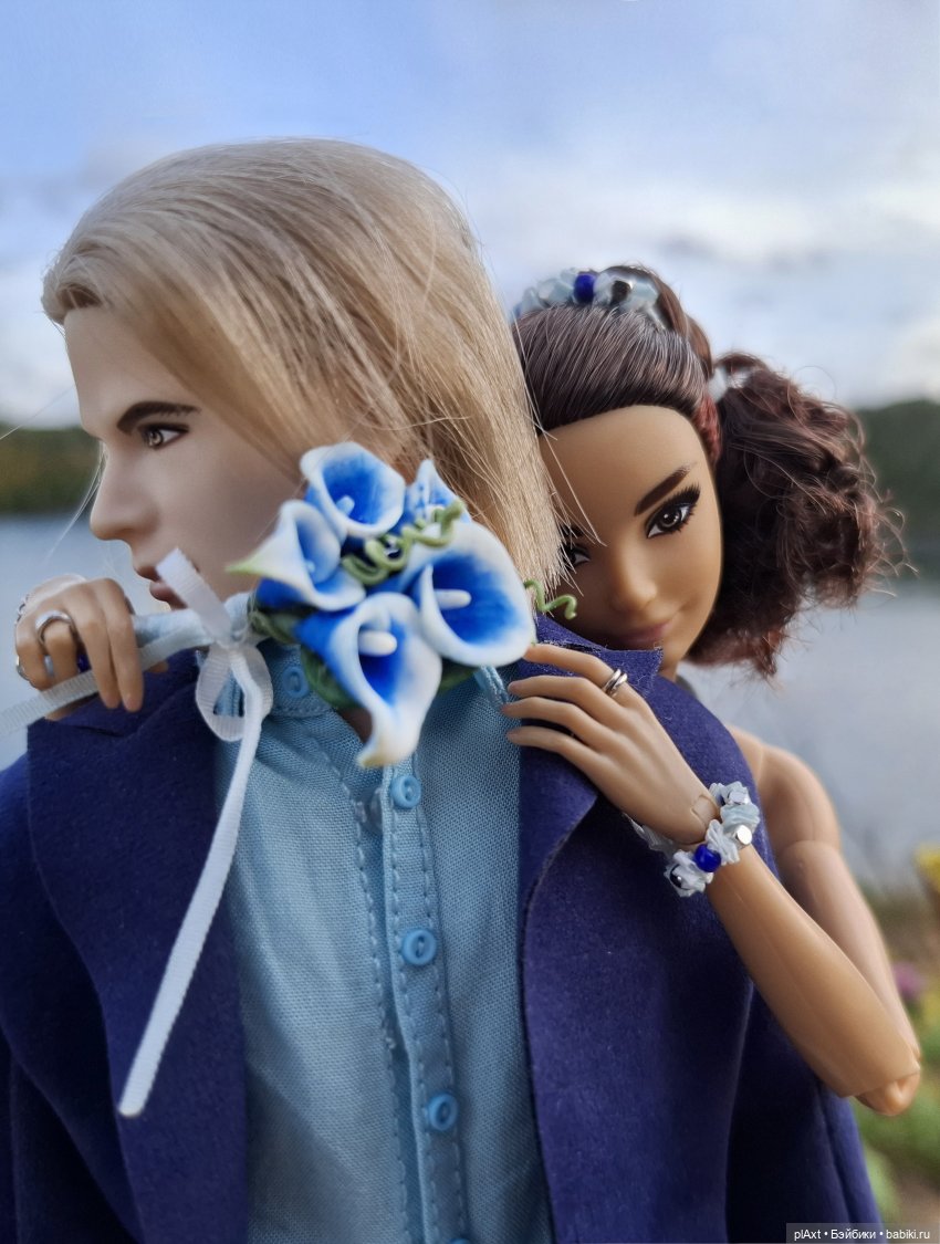 Свадебное 🤍🩵💙 — Куклы Barbie (Барби): Looks