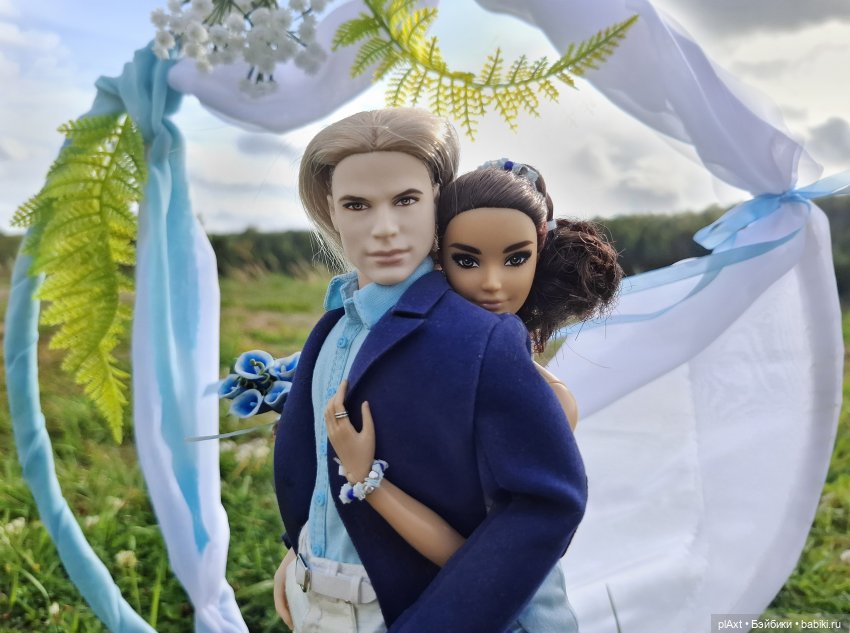 Свадебное 🤍🩵💙 — Куклы Barbie (Барби): Looks