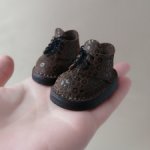 Замшевые ботиночки