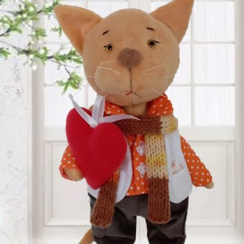 Котик с большим сердцем