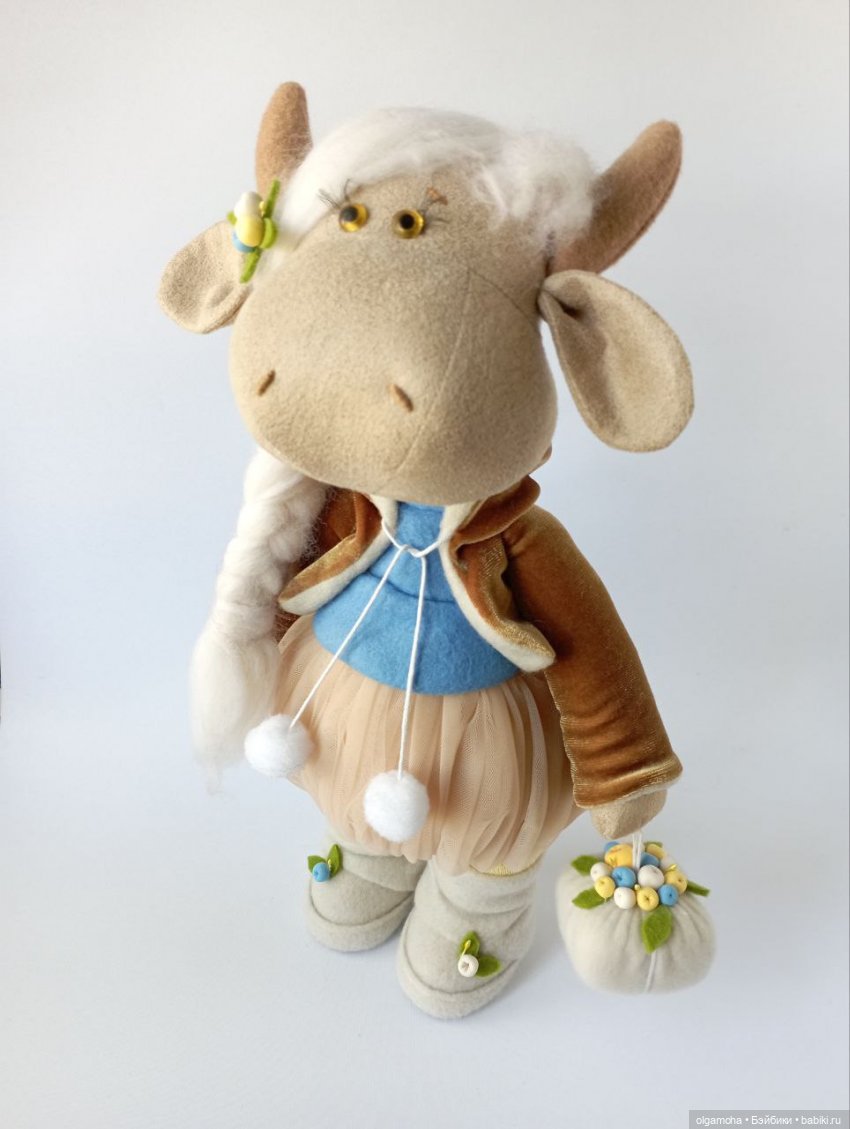 2025 год - год Змеи — Текстильные игрушки и примитивы: кофейные (фото 3)