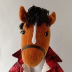 Текстильная игрушка Лошадка - символ 2026 года