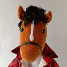 Текстильная игрушка Лошадка - символ 2026 года