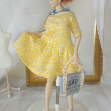 Выкройка платья "КОКЕТКА НА ПРОГУЛКЕ В БОТАНИЧЕСКОМ САДУ"