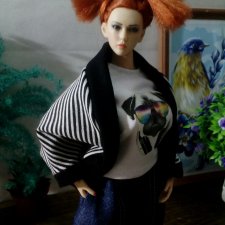 Выкройка кардигана для девушки  PHICEN