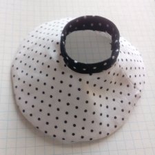 Шляпа "ДАЧНИЦА" для кукол формата 1/6 со стандартными головушками