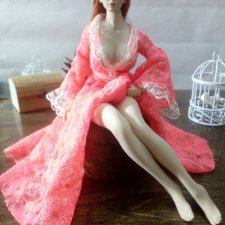 Пеньюар-кимоно выкройка для Phicen