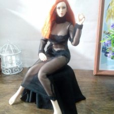 Платье трикотажное для девушек PHICEN (выкройка).