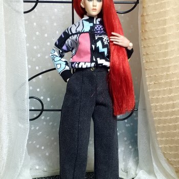 Работаем с моделями осенне- зимнего периода.