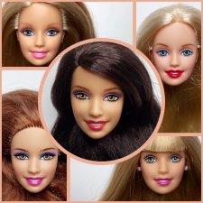 Голова барби и Дисней в ассортименте