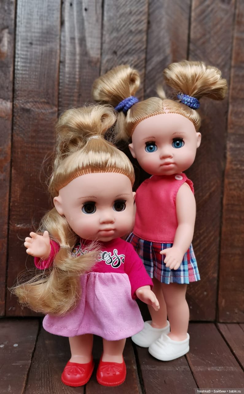 Соня подросла, а Ася стала маленькой