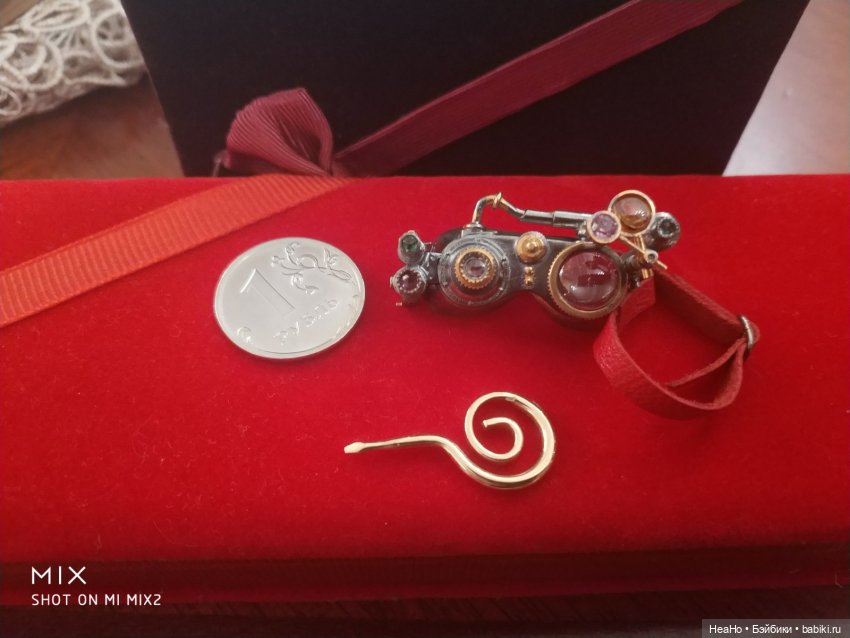 Очки в стиле стимпанк. материалы: серебро, титан, линзы(топаз, цитрин, турмалин, лейкосапфир) чернение, золочение, кожа.