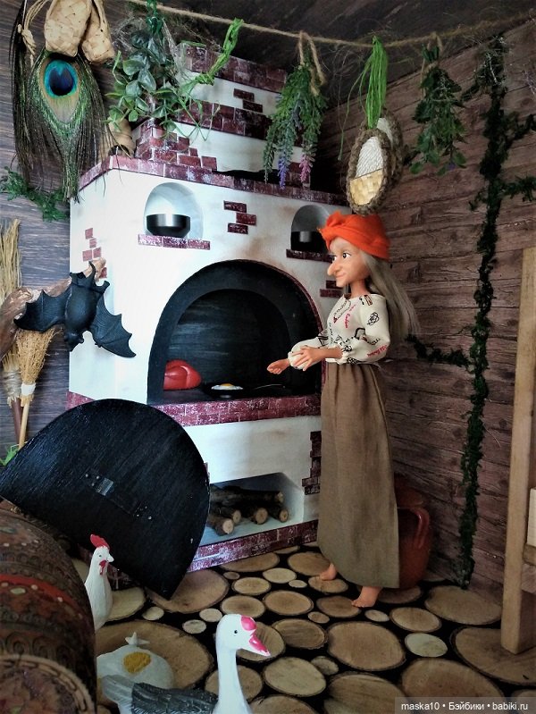 Печка? Да, сказочная… — Кукольная миниатюра своими руками: еда (фото 4)