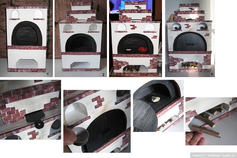 Печка? Да, сказочная… — Кукольная миниатюра своими руками: еда (фото 6)