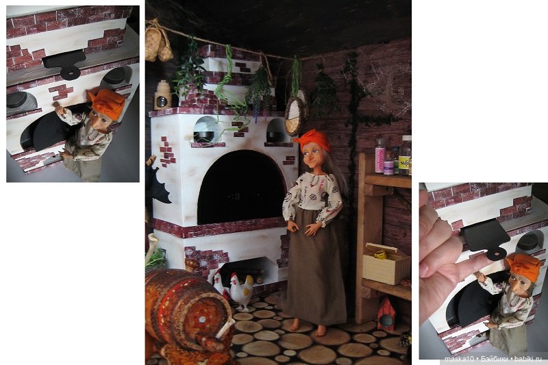 Печка? Да, сказочная… — Кукольная миниатюра своими руками: еда (фото 8)