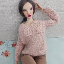 Объёмный пуловер