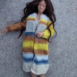 Полосатый кардиган