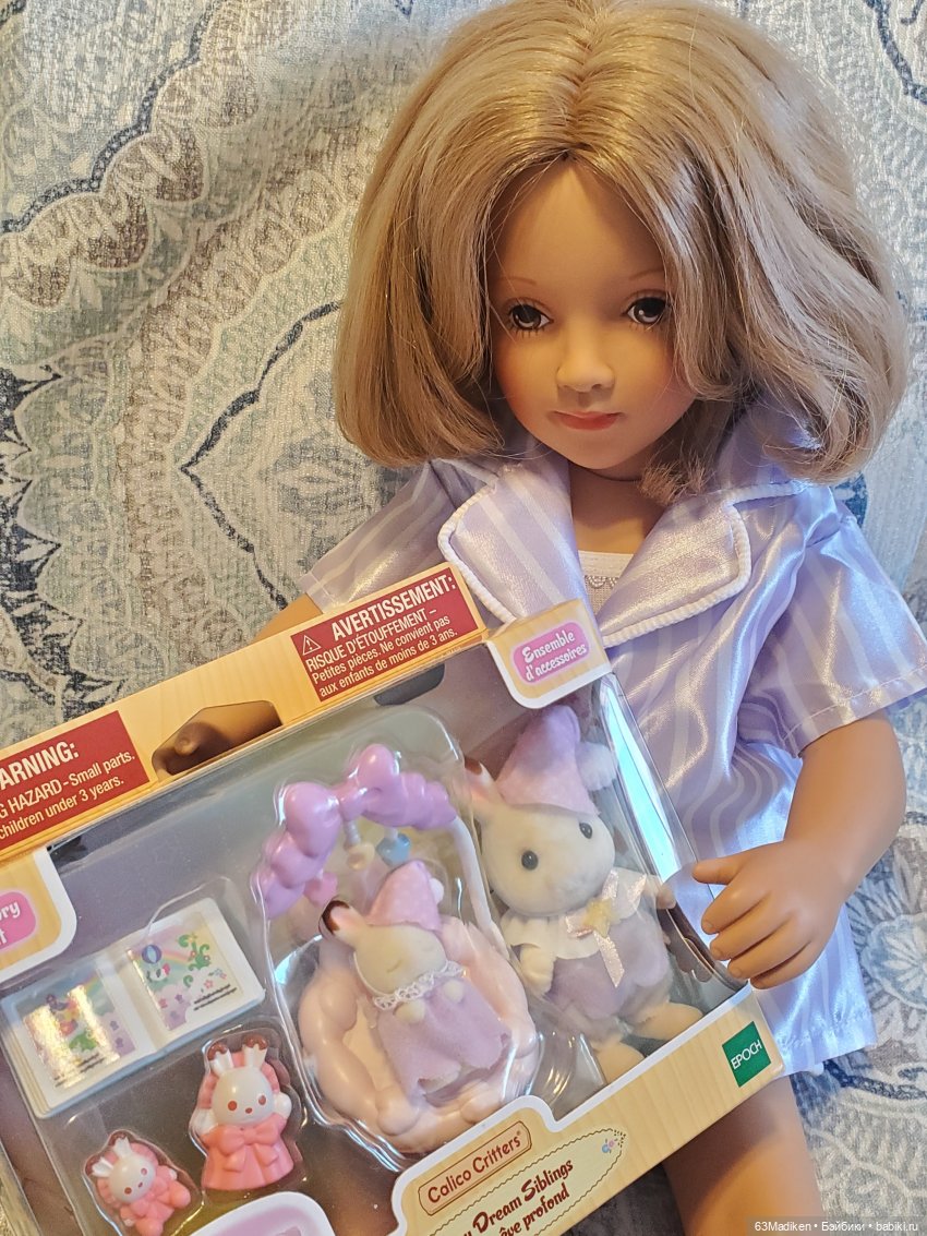 И мир в сиреневом цвете — Куклы Petitcollin (Петитколлин) и Sylvia Natterer: Minouche (фото 5)