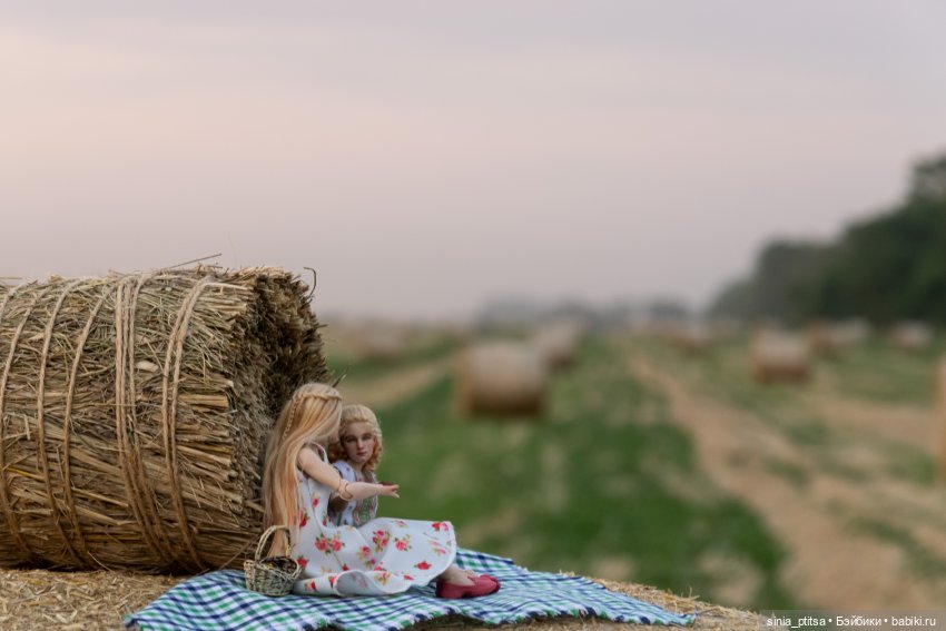 Стога и подсолнухи — Домашние фото авторских кукол: личные коллекции