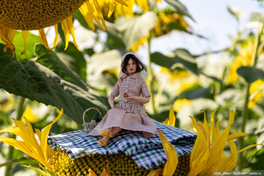 Стога и подсолнухи — Домашние фото авторских кукол: личные коллекции