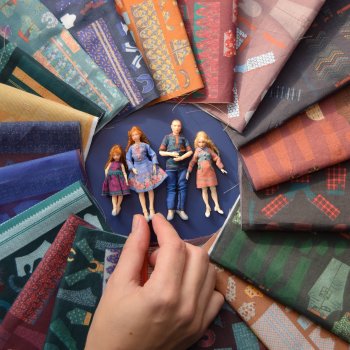 Выкройки  для БЖД прямо на ткани!