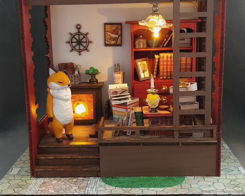 Дом для лисенка — Румбоксы и кукольные интерьеры: фото