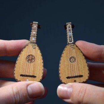 Лютни ренессансные в масштабе 1к12!
