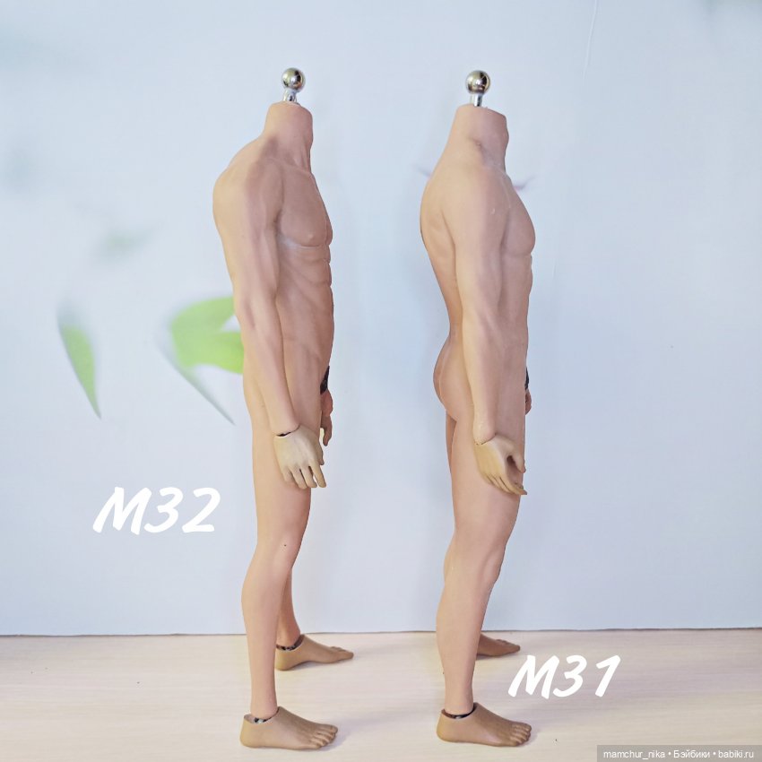 Сравнение мужских тел phicen M31 и М32 (фото 4)