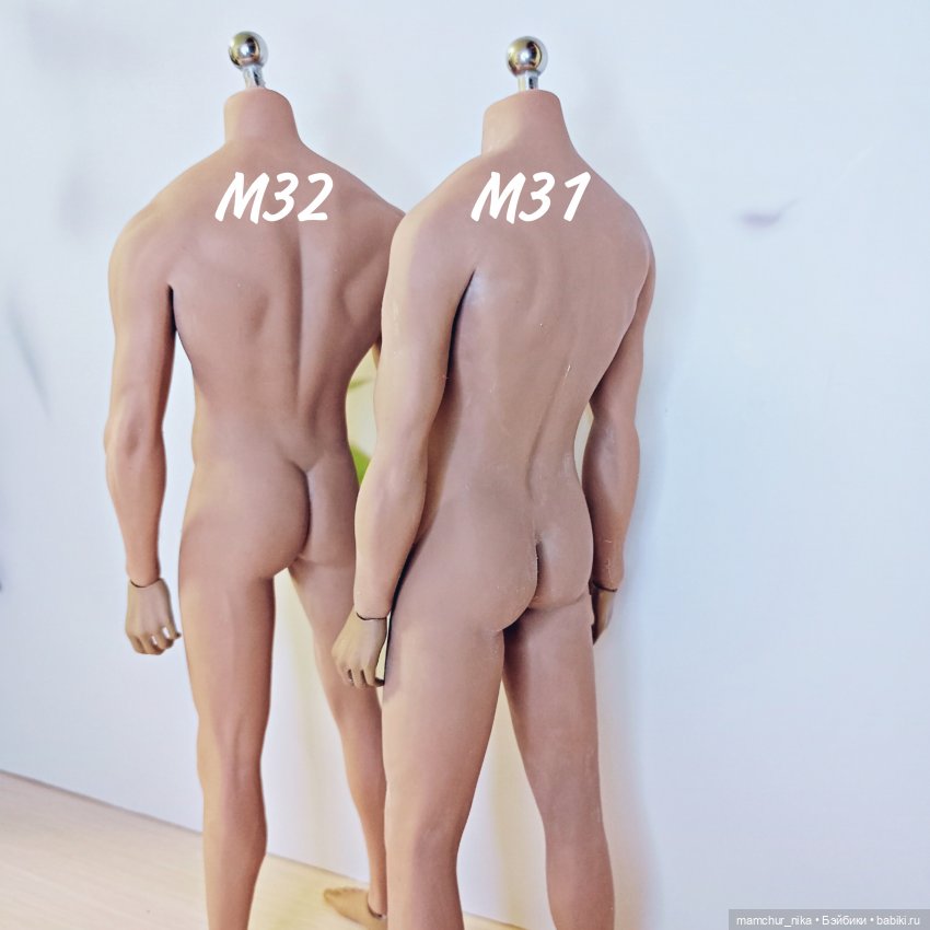 Сравнение мужских тел phicen M31 и М32