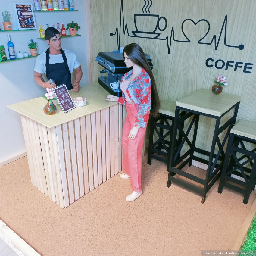 Кофейня "Кофеварка" — Румбоксы и кукольные интерьеры: фото (фото 4)