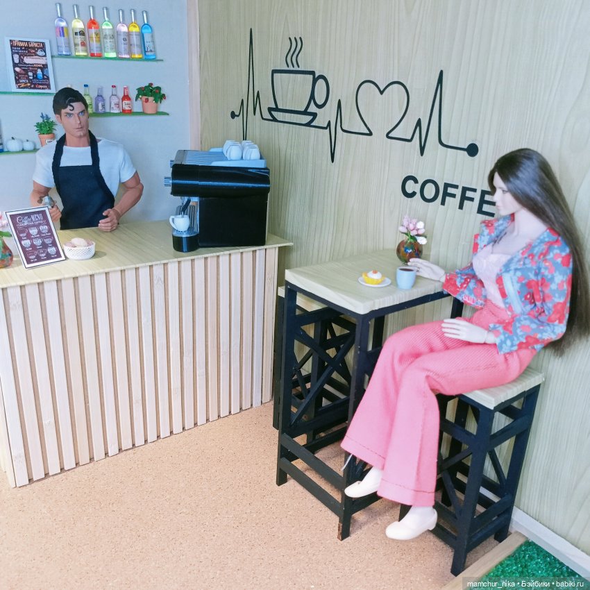 Кофейня "Кофеварка" — Румбоксы и кукольные интерьеры: фото (фото 6)