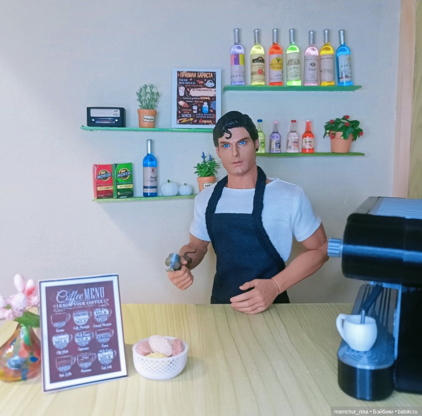 Кофейня "Кофеварка" — Румбоксы и кукольные интерьеры: фото (фото 2)