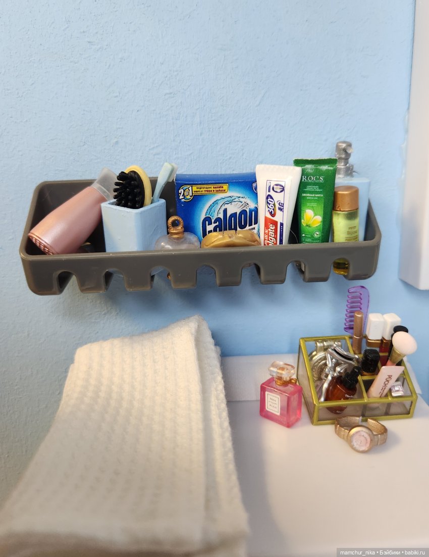 Ванная комната 💙 — Румбоксы и кукольные интерьеры: фото (фото 6)
