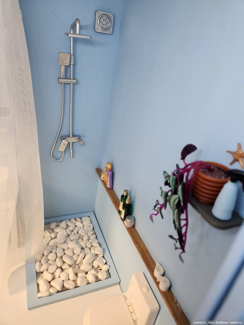 Ванная комната 💙 — Румбоксы и кукольные интерьеры: фото (фото 3)