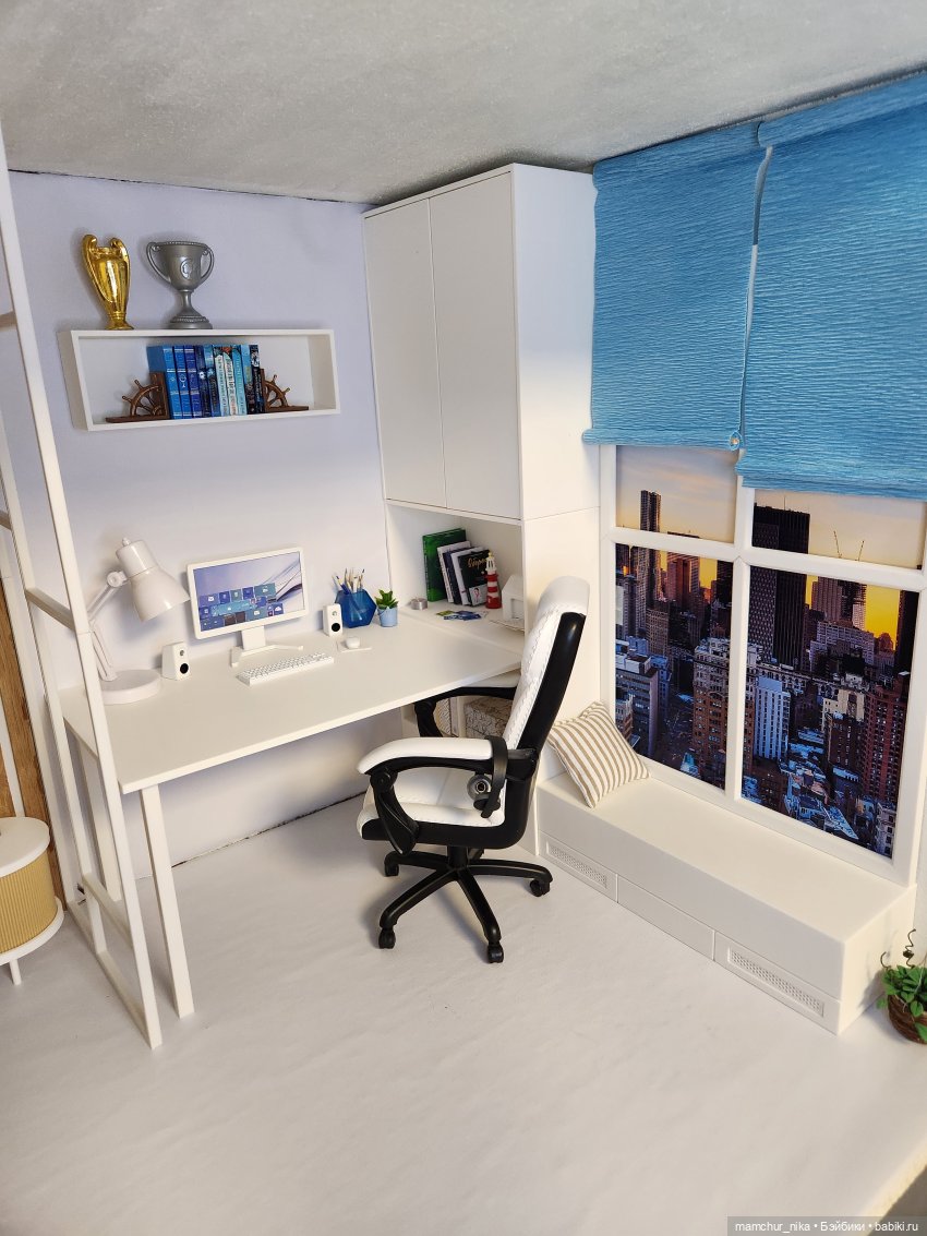Рабочая зона в квартире — Румбоксы и кукольные интерьеры: фото