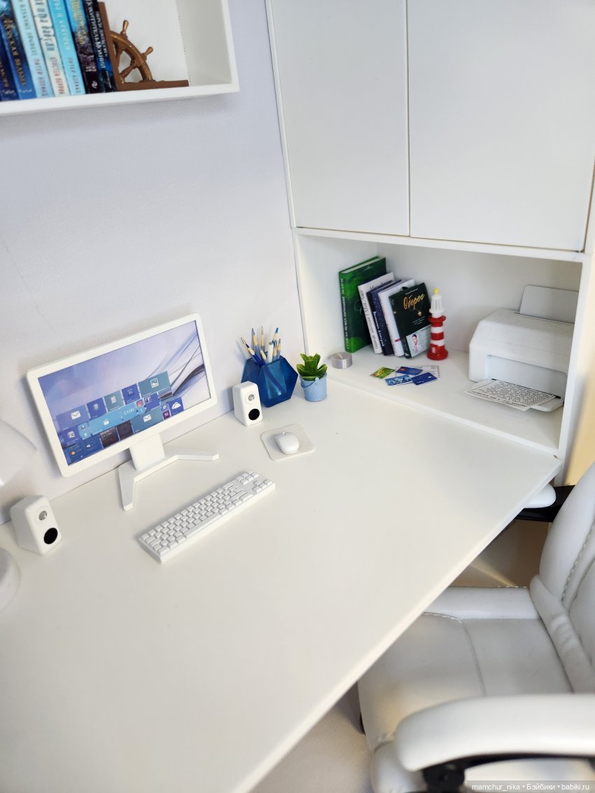 Рабочая зона в квартире — Румбоксы и кукольные интерьеры: фото (фото 3)