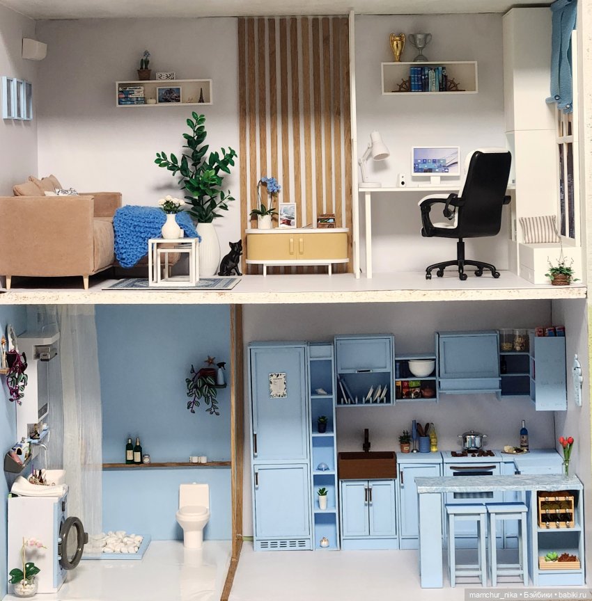 Рабочая зона в квартире — Румбоксы и кукольные интерьеры: фото (фото 5)