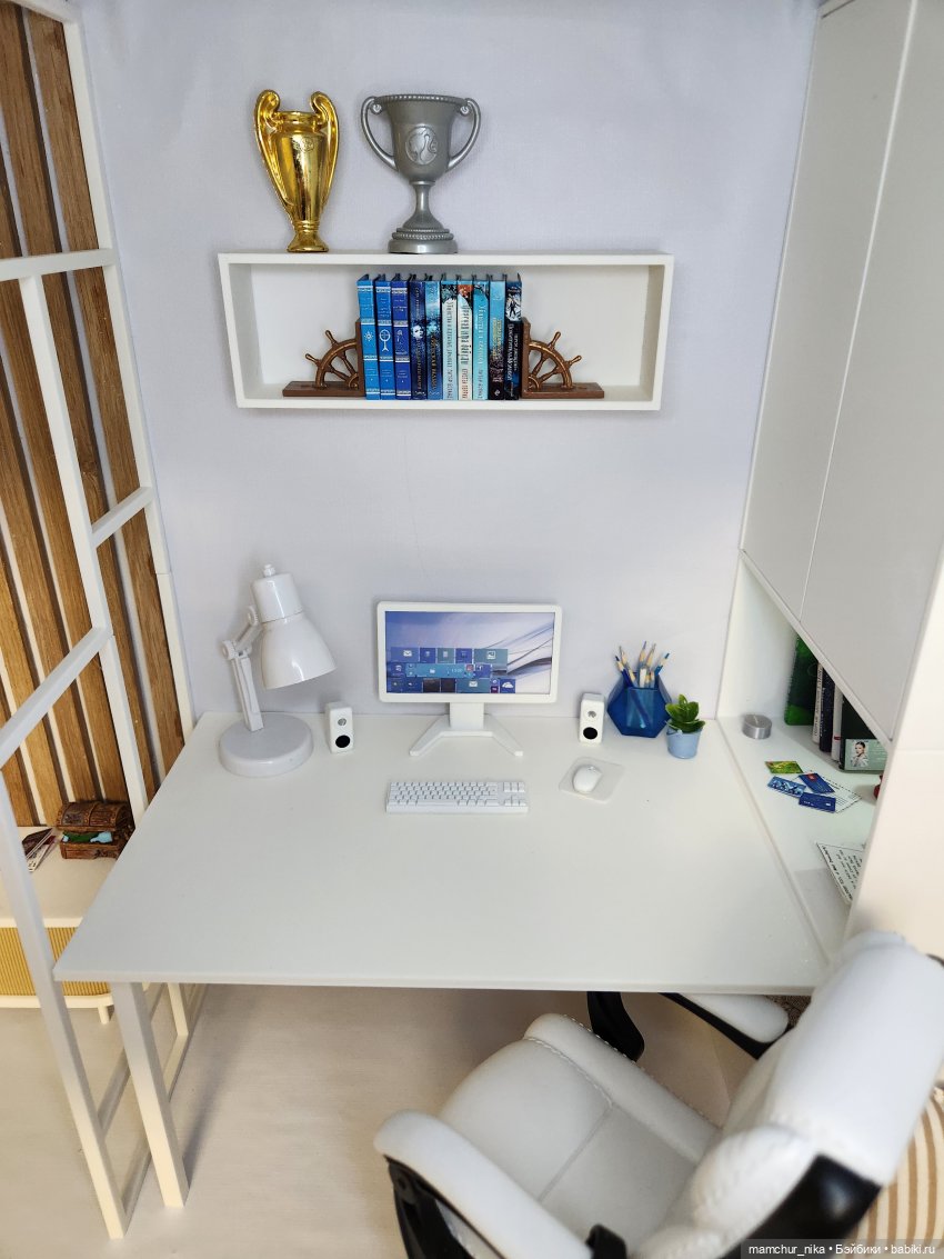 Рабочая зона в квартире — Румбоксы и кукольные интерьеры: фото (фото 4)