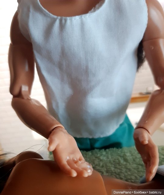Ещё раз про массаж — Кукольные фотоистории и сериалы: комиксы (фото 9)